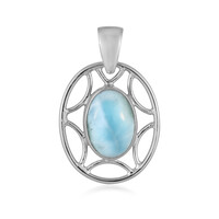 Colgante en plata con Larimar