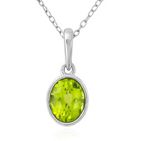 Collar en plata con Peridoto