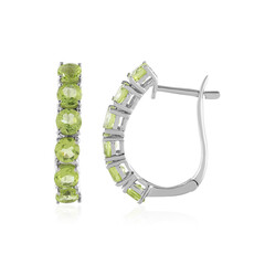 Pendientes en plata con Peridoto