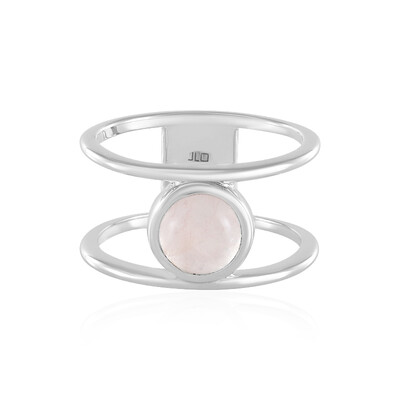 Anillo en plata con Cuarzo rosa