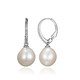 Pendientes en plata con Perla Freshwater