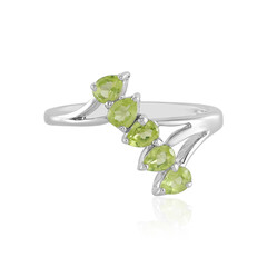 Anillo en plata con Peridoto