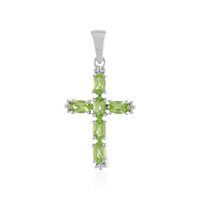 Colgante en plata con Peridoto