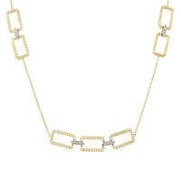 Collar en oro con I1 (I) Diamante (Ornaments by de Melo)