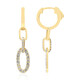 Pendientes en oro con Diamante I1 (H)  (CIRARI)