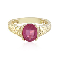 Anillo en plata con Zafiro rosa de Madagascar