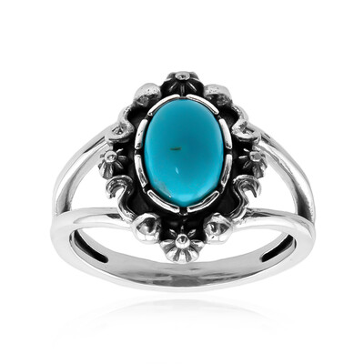 Anillo en plata con Turquesa de Kingman (Desert Chic)