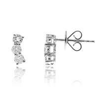 Pendientes en oro con Diamante I1 (H)  (CIRARI)