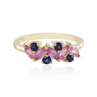 Anillo en oro con Zafiro de Ceilán rosa (Adela Gold)