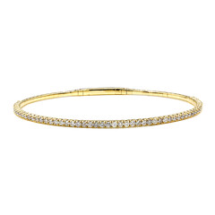 Brazalete en oro con Diamante I1 (H)  (CIRARI)