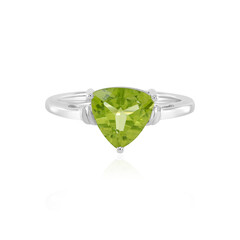 Anillo en plata con Peridoto