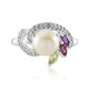 Anillo en plata con Perla blanca Freshwater