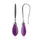 Pendientes en plata con Fosfosiderita (Annette classic)