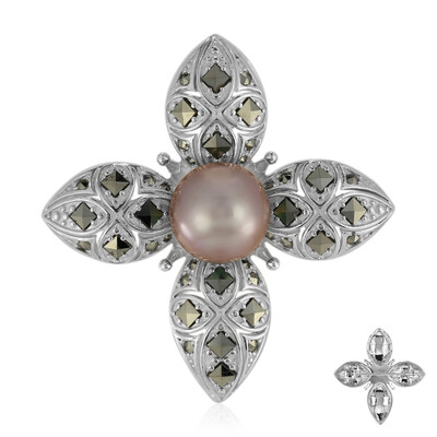 Broche en plata con Perla Ming (Annette classic)