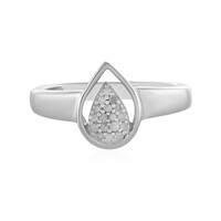 Anillo en plata con Diamante I4 (J)