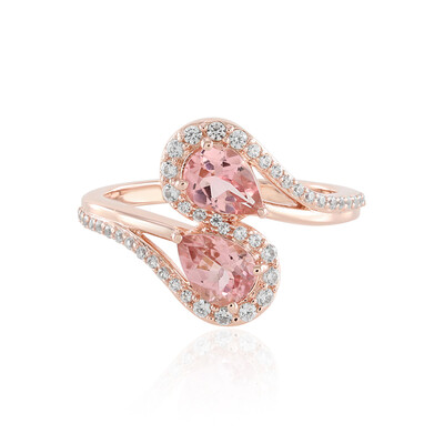 Anillo en plata con Turmalina rosa