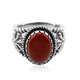 Anillo en plata con Jaspe rojo (Desert Chic)