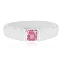 Anillo en plata con Turmalina rosa