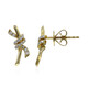 Pendientes en oro con Diamante I1 (H)  (CIRARI)