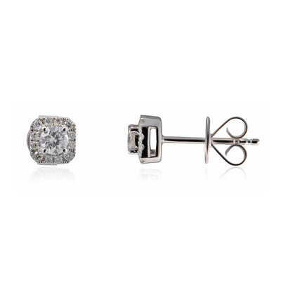 Pendientes en oro con Diamante I1 (H)  (CIRARI)