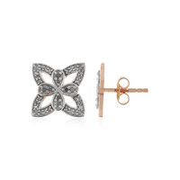 Pendientes en plata con Diamante I3 (I)