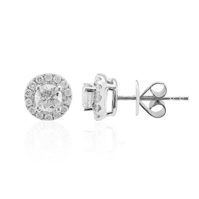 Pendientes en oro con Diamante I1 (H)  (CIRARI)