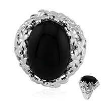 Anillo en plata con Ónix negro