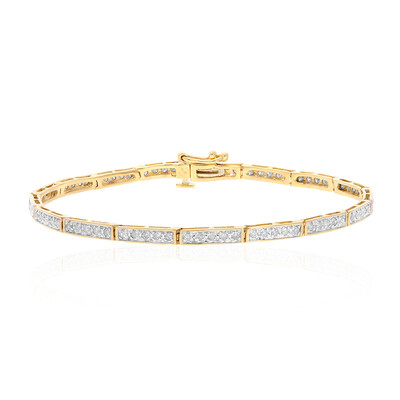 Brazalete en oro con Diamante I2 (I)