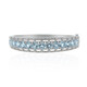 Brazalete en plata con Topacio azul cielo