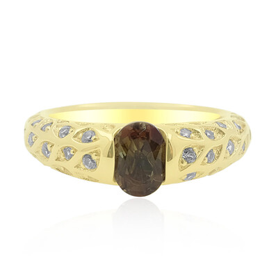 Anillo en oro con Andalucita (de Melo)