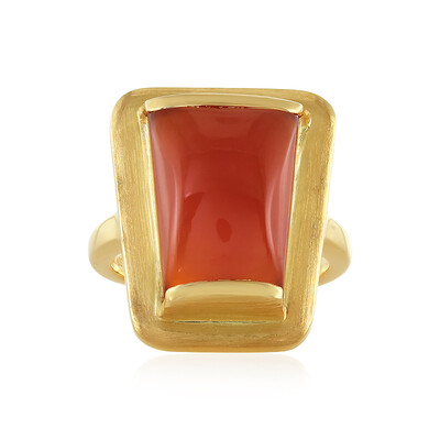 Anillo en plata con Ónix rojo (MONOSONO COLLECTION)