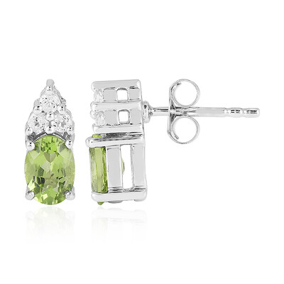 Pendientes en plata con Peridoto