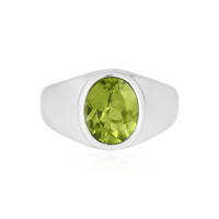 Anillo en plata con Peridoto