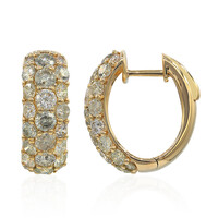 Pendientes en oro con Diamante fancy SI2 (CIRARI)