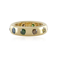 Anillo en oro con Diamante verde I2 (de Melo)