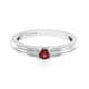 Anillo en plata con Espinela roja noble