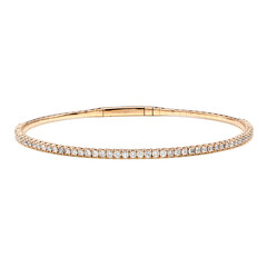 Brazalete en oro con Diamante I1 (H)  (CIRARI)