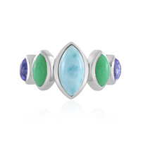 Anillo en plata con Larimar (KM by Juwelo)