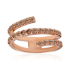 Anillo en oro con Diamante rosa de Francia de Argyle SI1