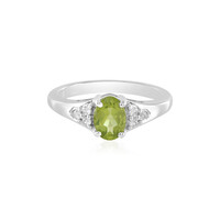 Anillo en plata con Peridoto