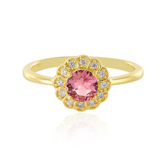 Anillo en plata con Turmalina rosa