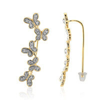 Pendientes en oro con Diamante SI1 (G)