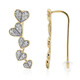 Pendientes en oro con Diamante SI1 (G) (Annette)