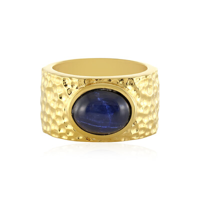 Anillo en plata con Zafiro estrella azul (MONOSONO COLLECTION)