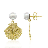 Pendientes en plata con Perla Freshwater (TPC)