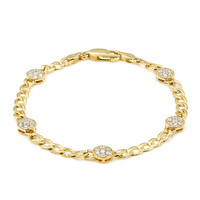 Brazalete en oro con Diamante I1 (H)  (CIRARI)