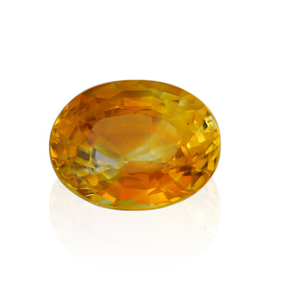 Piedra preciosa con Zafiro Ceylon amarillo