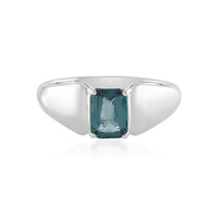 Anillo en oro con Espinela azul cobalto Luc Yen (AMAYANI)