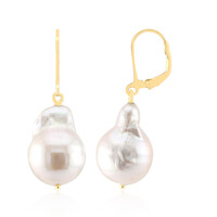 Pendientes en plata con Perla blanca Freshwater (TPC)