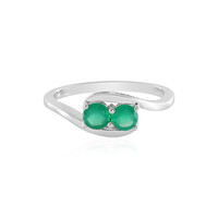 Anillo en plata con Ónix verde